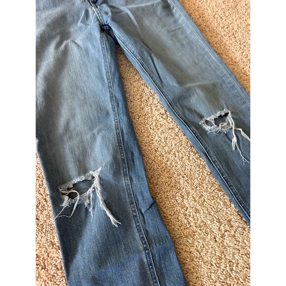 Rag & Bone High-Rise Ankle Skinny Distressed Jeans - Picture 5 of 7